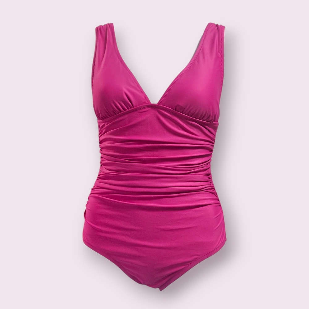 J. Crew One Piece Hot Pink Swimsuit Size 6